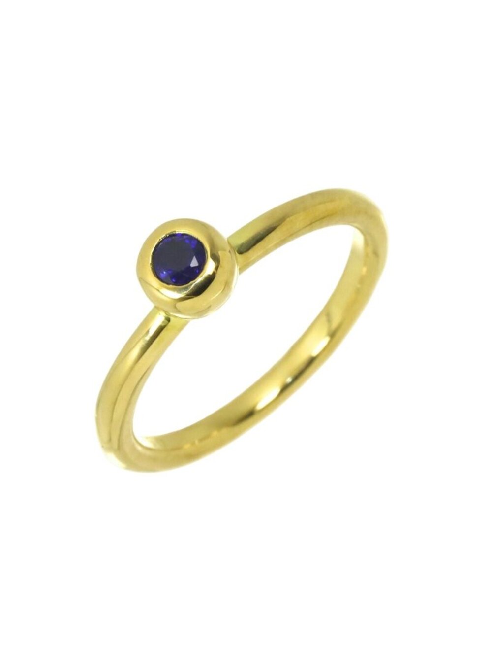 Tiffany & Co Ring Sapphire 18k Yellow Gold